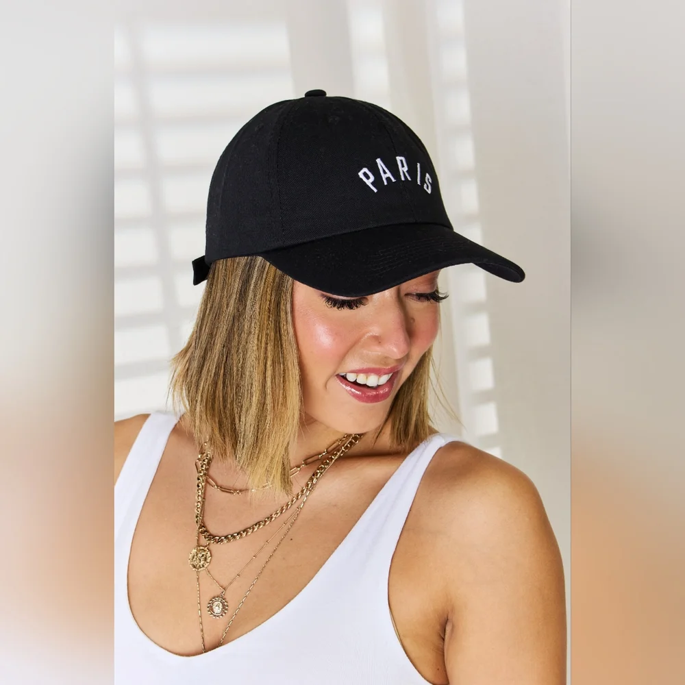 Zenana PARIS Embroidered Baseball Cap - Picture 4 of 6